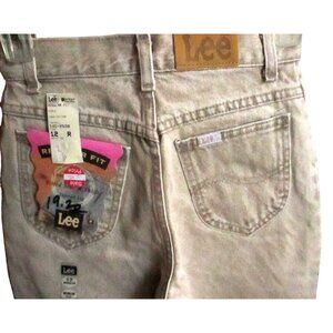 Vintage 1980's GIRLS Jeans 12 REG 24x27 HIGH WAIST RELAXED FIT MOM JEANS NEW NOS